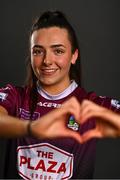 15 March 2022; Chloe Singleton poses for a portrait during a Galway WFC squad portrait session at Spóirtlann an Chaisleáin Ghearr in Galway. Photo by Eóin Noonan/Sportsfile