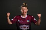 15 March 2022; Lynsey McKey poses for a portrait during a Galway WFC squad portrait session at Spóirtlann an Chaisleáin Ghearr in Galway. Photo by Eóin Noonan/Sportsfile