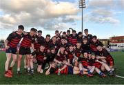 16 March 2022; St Marys team celebrate after the Anne McInerney Cup Final match between Arklow CBS, Wicklow and St Mary’s Edenderry, Offaly at Energia Park in Dublin. Photo by Eóin Noonan/Sportsfile