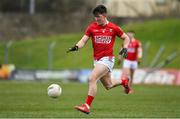 13 March 2022; Tadhg Corkery of Cork during the Allianz Football League Division 2 match between Meath and Cork at Páirc Táilteann in Navan, Meath. Photo by Brendan Moran/Sportsfile