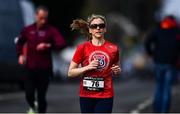 17 March 2022; Maureen Brennan warms-up before the Kia Race Series 5k of Portlaoise in Laois. Photo by Ben McShane/Sportsfile