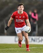 13 March 2022; Tadhg Corkery of Cork during the Allianz Football League Division 2 match between Meath and Cork at Páirc Táilteann in Navan, Meath. Photo by Brendan Moran/Sportsfile