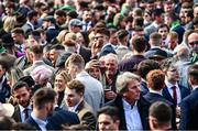 17 March 2022; A general view of crowds in the Guinness village during day three of the Cheltenham Racing Festival at Prestbury Park in Cheltenham, England. Photo by David Fitzgerald/Sportsfile