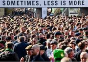 17 March 2022; A general view of crowds in the Guinness village during day three of the Cheltenham Racing Festival at Prestbury Park in Cheltenham, England. Photo by David Fitzgerald/Sportsfile