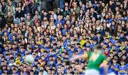 17 March 2022; Naas CBS supporters during the Masita GAA Football All Ireland Post Primary Schools Hogan Cup Final match between Naas CBS, Kildare, and St Brendan's College Killarney, Kerry, at Croke Park in Dublin. Photo by Piaras Ó Mídheach/Sportsfile
