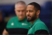 27 February 2022; Ireland assistant coach Lawrence Summers before the FIBA EuroBasket 2025 Pre-Qualifiers First Round Group A match between Ireland and Cyprus at the National Basketball Arena in Tallaght, Dublin. Photo by Brendan Moran/Sportsfile