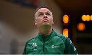 27 February 2022; Ireland assistant coach Adrian Fulton before the FIBA EuroBasket 2025 Pre-Qualifiers First Round Group A match between Ireland and Cyprus at the National Basketball Arena in Tallaght, Dublin. Photo by Brendan Moran/Sportsfile