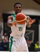 27 February 2022; Taiwo Badmus of Ireland during the FIBA EuroBasket 2025 Pre-Qualifiers First Round Group A match between Ireland and Cyprus at the National Basketball Arena in Tallaght, Dublin. Photo by Brendan Moran/Sportsfile