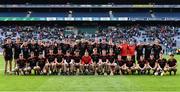 17 March 2022; The Ardscoil Rís squad before the Masita GAA Hurling All Ireland Post Primary Schools Croke Cup Final match between Ardscoil Rís, Limerick, and St Kieran’s College, Kilkenny, at Croke Park in Dublin. Photo by Piaras Ó Mídheach/Sportsfile