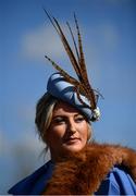 18 March 2022; Racegoer Lauren Campbell from Crumlin, Co Antrim during day four of the Cheltenham Racing Festival at Prestbury Park in Cheltenham, England. Photo by David Fitzgerald/Sportsfile