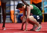18 March 2022; Mark English of Ireland, after competing in the men's 800m heats during day one of the World Indoor Athletics Championships at the Štark Arena in Belgrade, Serbia. Photo by Sam Barnes/Sportsfile