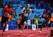 18 March 2022; Mark English of Ireland, centre, competing in the men's 800m heats during day one of the World Indoor Athletics Championships at the Štark Arena in Belgrade, Serbia. Photo by Sam Barnes/Sportsfile