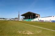 18 March 2022; A general view of the pitch before the SSE Airtricity League First Division match between Treaty United and Cork City at Markets Field in Limerick. Photo by Michael P Ryan/Sportsfile