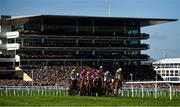 18 March 2022; Runners and riders during the McCoy Contractors County Handicap Hurdle during day four of the Cheltenham Racing Festival at Prestbury Park in Cheltenham, England. Photo by Seb Daly/Sportsfile