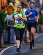 17 March 2022; Aileen Doyle of St Michael's AC, Laois, during the Kia Race Series 5k of Portlaoise in Laois. Photo by Ben McShane/Sportsfile