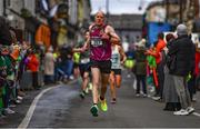 17 March 2022; George Sharpe of St Michael's AC, Laois, during the Kia Race Series 5k of Portlaoise in Laois. Photo by Ben McShane/Sportsfile
