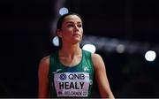 18 March 2022; Phil Healy of Ireland before competing in her women's 400m semi-final during day one of the World Indoor Athletics Championships at the Štark Arena in Belgrade, Serbia. Photo by Sam Barnes/Sportsfile