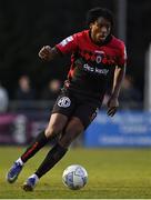 18 March 2022; Promise Omochere of Bohemians during the SSE Airtricity League Premier Division match between UCD and Bohemians at UCD Bowl in Belfield, Dublin. Photo by Brendan Moran/Sportsfile