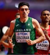 19 March 2022; Andrew Coscoran of Ireland competing in his heat of the men's 1500m during day two of the World Indoor Athletics Championships at the Stark Arena in Belgrade, Serbia. Photo by Sam Barnes/Sportsfile