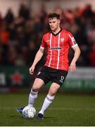18 March 2022; Cameron McJannet of Derry City during the SSE Airtricity League Premier Division match between Derry City and St Patrick's Athletic at The Ryan McBride Brandywell Stadium in Derry. Photo by Stephen McCarthy/Sportsfile