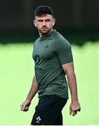 19 March 2022; Hugo Keenan of Ireland before the Guinness Six Nations Rugby Championship match between Ireland and Scotland at Aviva Stadium in Dublin. Photo by Ramsey Cardy/Sportsfile