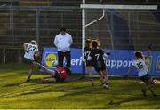 19 March 2022; Kelsey Nesbitt of Meath scores a goal during the Lidl Ladies Football National League Division 1 Semi-Final match between Mayo and Meath at St Tiernach's Park in Clones, Monaghan. Photo by Ray McManus/Sportsfile