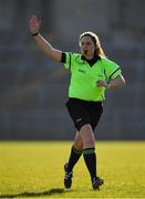 19 March 2022; Referee Siobhan Coyle during the Lidl Ladies Football National League Division 1 Semi-Final match between Mayo and Meath at St Tiernach's Park in Clones, Monaghan. Photo by Ray McManus/Sportsfile