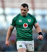 19 March 2022; Cian Healy of Ireland during the Guinness Six Nations Rugby Championship match between Ireland and Scotland at Aviva Stadium in Dublin. Photo by Ramsey Cardy/Sportsfile