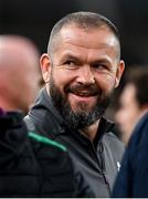 19 March 2022; Ireland head coach Andy Farrell after the Guinness Six Nations Rugby Championship match between Ireland and Scotland at Aviva Stadium in Dublin. Photo by Brendan Moran/Sportsfile