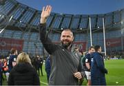 19 March 2022; Ireland head coach Andy Farrell after the Guinness Six Nations Rugby Championship match between Ireland and Scotland at Aviva Stadium in Dublin. Photo by Ramsey Cardy/Sportsfile