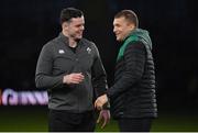 19 March 2022; James Ryan, left, and Ross Molony after the Guinness Six Nations Rugby Championship match between Ireland and Scotland at Aviva Stadium in Dublin. Photo by Brendan Moran/Sportsfile