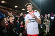 19 March 2022; Conor Meyler of Tyrone after his side's victory in the Allianz Football League Division 1 match between Tyrone and Mayo at O'Neill's Healy Park in Omagh, Tyrone. Photo by Stephen McCarthy/Sportsfile