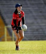 19 March 2022; Mayo goalkeeper Aisling Tarpey during the Lidl Ladies Football National League Division 1 Semi-Final match between Mayo and Meath at St Tiernach's Park in Clones, Monaghan. Photo by Ray McManus/Sportsfile