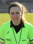 19 March 2022; Referee Siobhan Coyle before the Lidl Ladies Football National League Division 1 Semi-Final match between Mayo and Meath at St Tiernach's Park in Clones, Monaghan. Photo by Ray McManus/Sportsfile