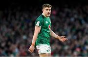 19 March 2022; Garry Ringrose of Ireland during the Guinness Six Nations Rugby Championship match between Ireland and Scotland at the Aviva Stadium in Dublin. Photo by Harry Murphy/Sportsfile