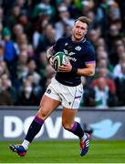 19 March 2022; Stuart Hogg of Scotland during the Guinness Six Nations Rugby Championship match between Ireland and Scotland at the Aviva Stadium in Dublin. Photo by Harry Murphy/Sportsfile