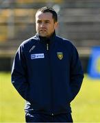 19 March 2022; Donegal manager Maxi Curran during the Lidl Ladies Football National League Division 1 Semi-Final match between Dublin and Donegal at St Tiernach's Park in Clones, Monaghan. Photo by Ray McManus/Sportsfile