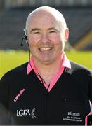 19 March 2022; Referee Gus Chapman before the Lidl Ladies Football National League Division 1 Semi-Final match between Dublin and Donegal at St Tiernach's Park in Clones, Monaghan. Photo by Ray McManus/Sportsfile