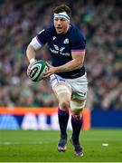 19 March 2022; Hamish Watson of Scotland during the Guinness Six Nations Rugby Championship match between Ireland and Scotland at Aviva Stadium in Dublin. Photo by Brendan Moran/Sportsfile