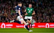 19 March 2022; Finn Russell of Scotland during the Guinness Six Nations Rugby Championship match between Ireland and Scotland at Aviva Stadium in Dublin. Photo by Brendan Moran/Sportsfile