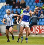 20 March 2022; Paddy Purcell of Laois in action against Paddy Smyth and Donnacha Ryan of Dublin during the Allianz Hurling League Division 1 Group B match between Laois and Dublin at MW Hire O'Moore Park in Portlaoise, Laois. Photo by Matt Browne/Sportsfile