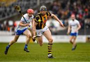 20 March 2022;Walter Walsh of Kilkenny in action against Conor Dalton of Waterford during the Allianz Hurling League Division 1 Group B match between Kilkenny and Waterford at UMPC Nowlan Park in Kilkenny. Photo by Ray McManus/Sportsfile