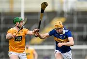 20 March 2022; Mark Kehoe of Tipperary in action against Conor McCann of Antrim during the Allianz Hurling League Division 1 Group B match between Tipperary and Antrim at Semple Stadium in Thurles, Tipperary. Photo by Harry Murphy/Sportsfile