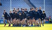 20 March 2022; Dublin players before the Allianz Football League Division 1 match between Dublin and Donegal at Croke Park in Dublin. Photo by Stephen McCarthy/Sportsfile