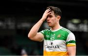 20 March 2022; Liam Langton of Offaly after his side's defeat in the Allianz Hurling League Division 1 Group A match between Limerick and Offaly at TUS Gaelic Grounds in Limerick. Photo by Seb Daly/Sportsfile