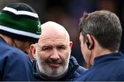 20 March 2022; Kildare manager Glenn Ryan, centre, with his selectors Dermot Earley, left, and Anthony Rainbow at half-time during the Allianz Football League Division 1 match between Kildare and Monaghan at St Conleth's Park in Newbridge, Kildare. Photo by Piaras Ó Mídheach/Sportsfile