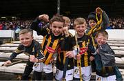 20 March 2022; Young Kilkenny supporters during the Allianz Hurling League Division 1 Group B match between Kilkenny and Waterford at UMPC Nowlan Park in Kilkenny. Photo by Ray McManus/Sportsfile