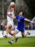 20 March 2022; Ben McCormack of Kildare in action against Dessie Ward of Monaghan during the Allianz Football League Division 1 match between Kildare and Monaghan at St Conleth's Park in Newbridge, Kildare. Photo by Piaras Ó Mídheach/Sportsfile