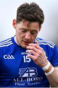 20 March 2022; Conor McManus of Monaghan after his side's defeat in the Allianz Football League Division 1 match between Kildare and Monaghan at St Conleth's Park in Newbridge, Kildare. Photo by Piaras Ó Mídheach/Sportsfile