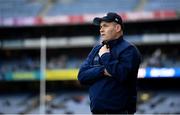20 March 2022; Dublin manager Dessie Farrell during the Allianz Football League Division 1 match between Dublin and Donegal at Croke Park in Dublin. Photo by Stephen McCarthy/Sportsfile
